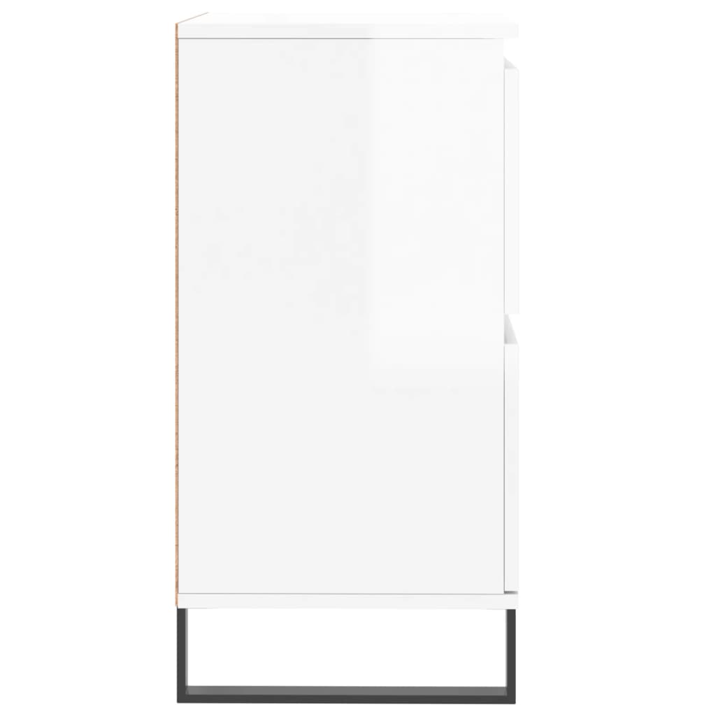 Sideboard | High gloss white | Engineered wood | Medium | Sideboard