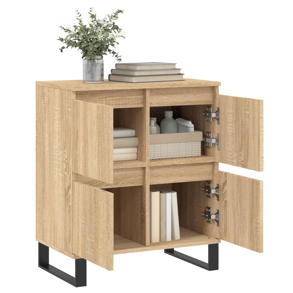 Sideboard | Sonoma oak | Engineered wood and iron | Medium | Sideboard