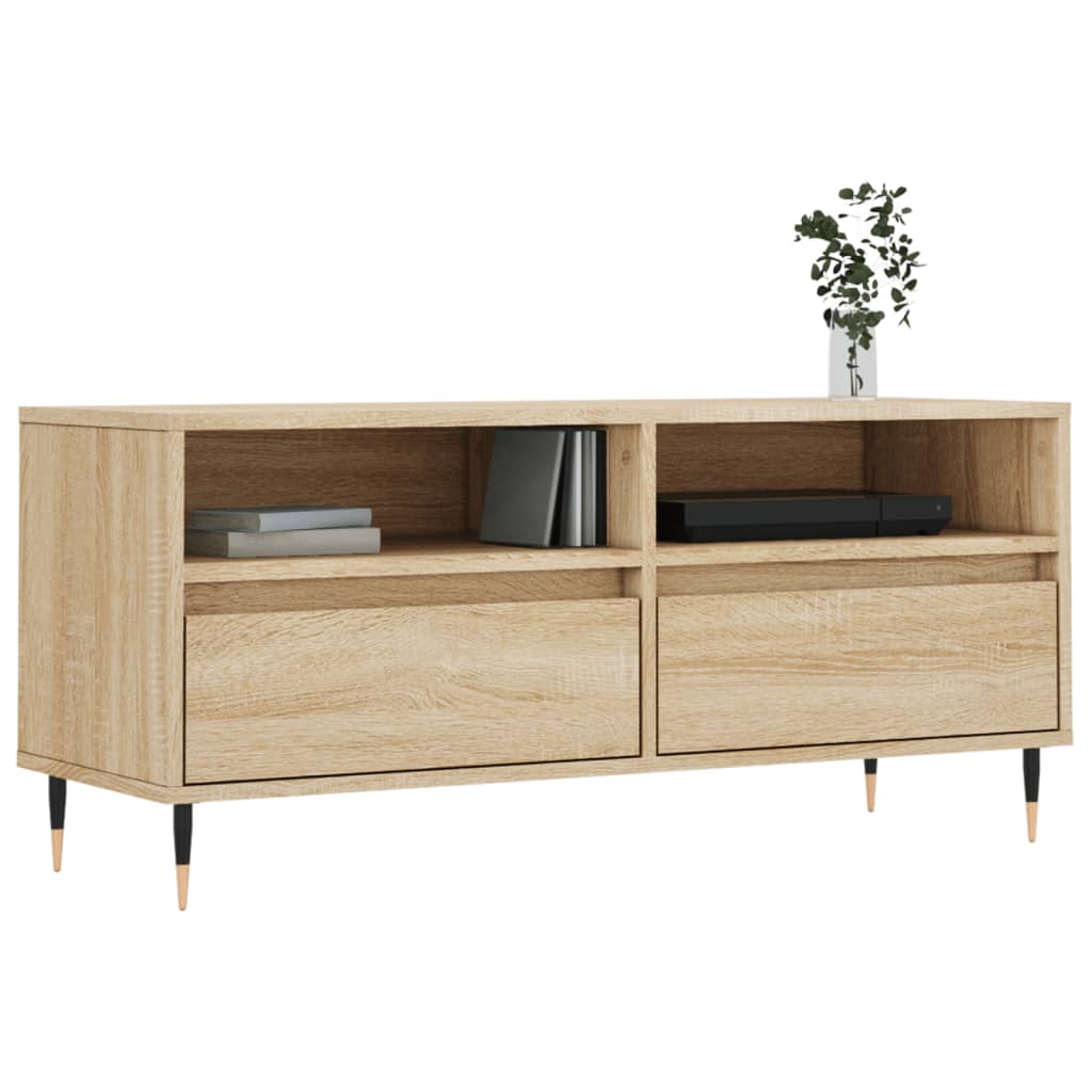 TV Cabinet Sonoma Oak 100x34,5x44,5 cm Engineered Wood