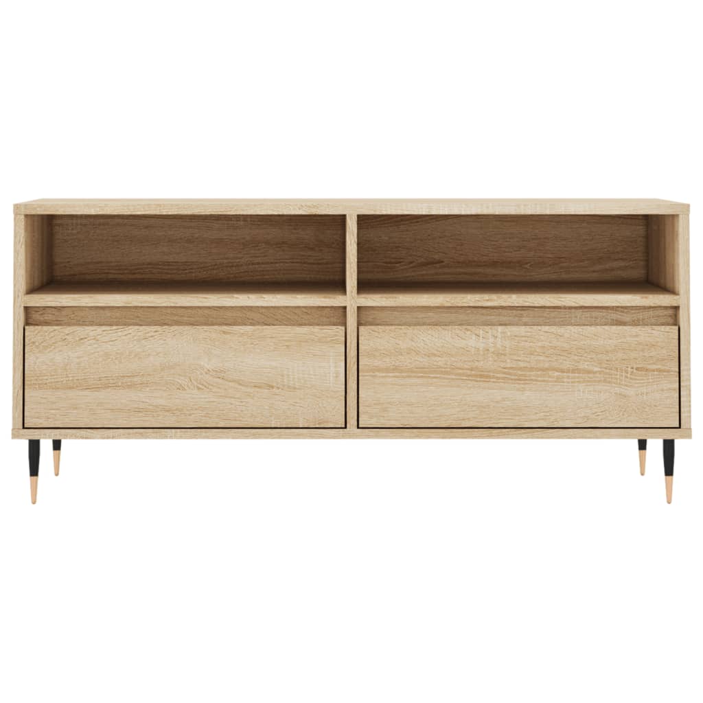 TV Cabinet Sonoma Oak 100x34,5x44,5 cm Engineered Wood