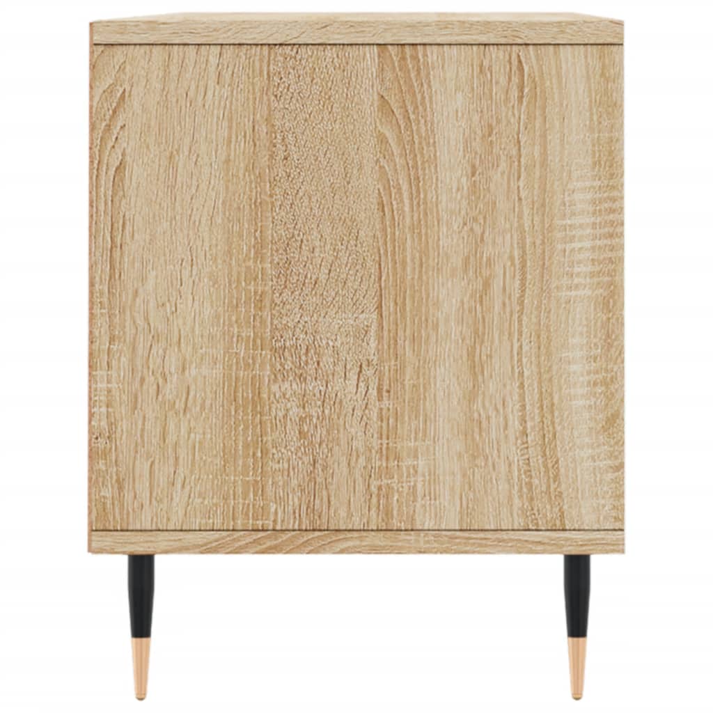 TV Cabinet Sonoma Oak 100x34.5x44.5 cm Engineered Wood
