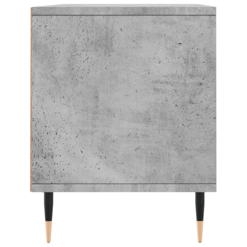 TV Cabinet Concrete Grey 100x34,5x44,5 cm Engineered Wood