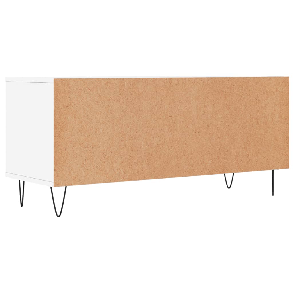TV Cabinet White 100x34,5x44,5 cm Engineered Wood