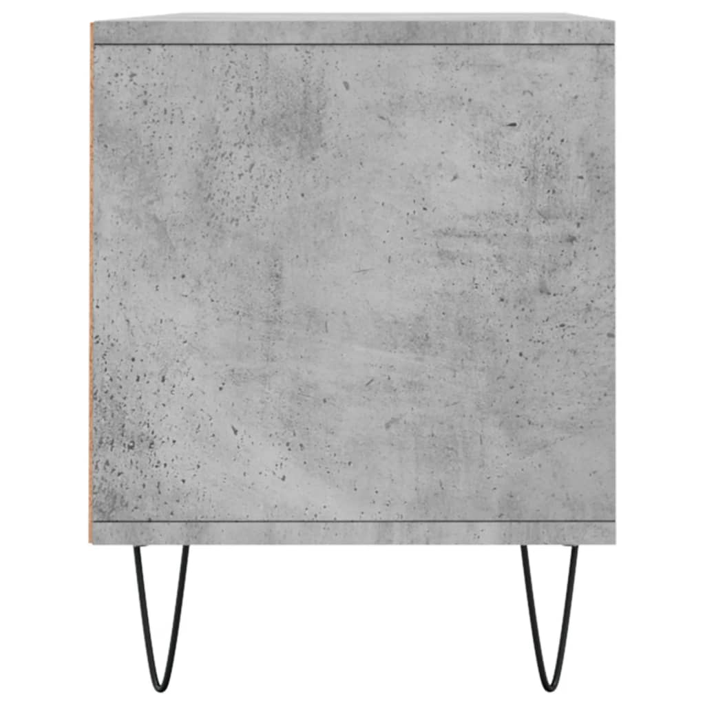 TV Cabinet Concrete Grey 100x34,5x44,5 cm Engineered Wood