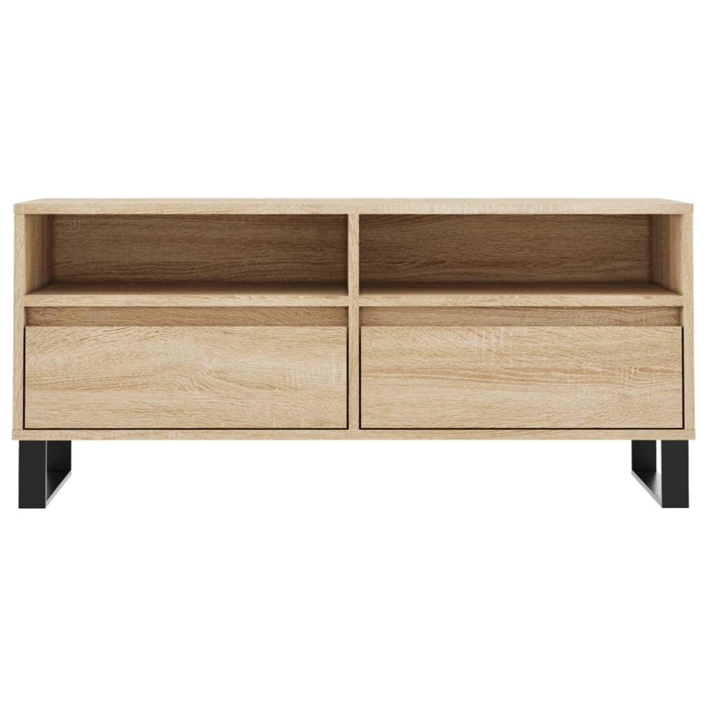TV Cabinet Sonoma Oak 100x34,5x44,5 cm Engineered Wood