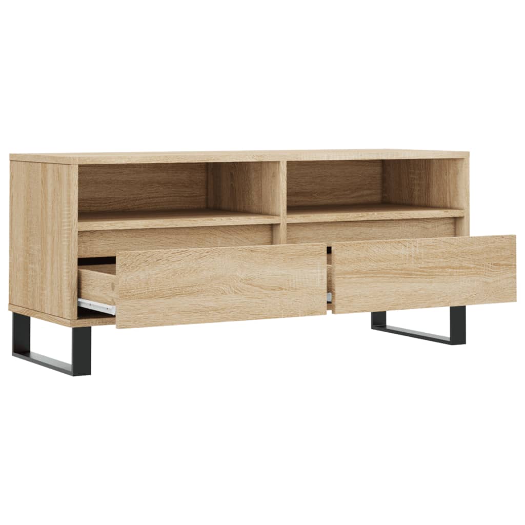 TV Cabinet Sonoma Oak 100x34,5x44,5 cm Engineered Wood
