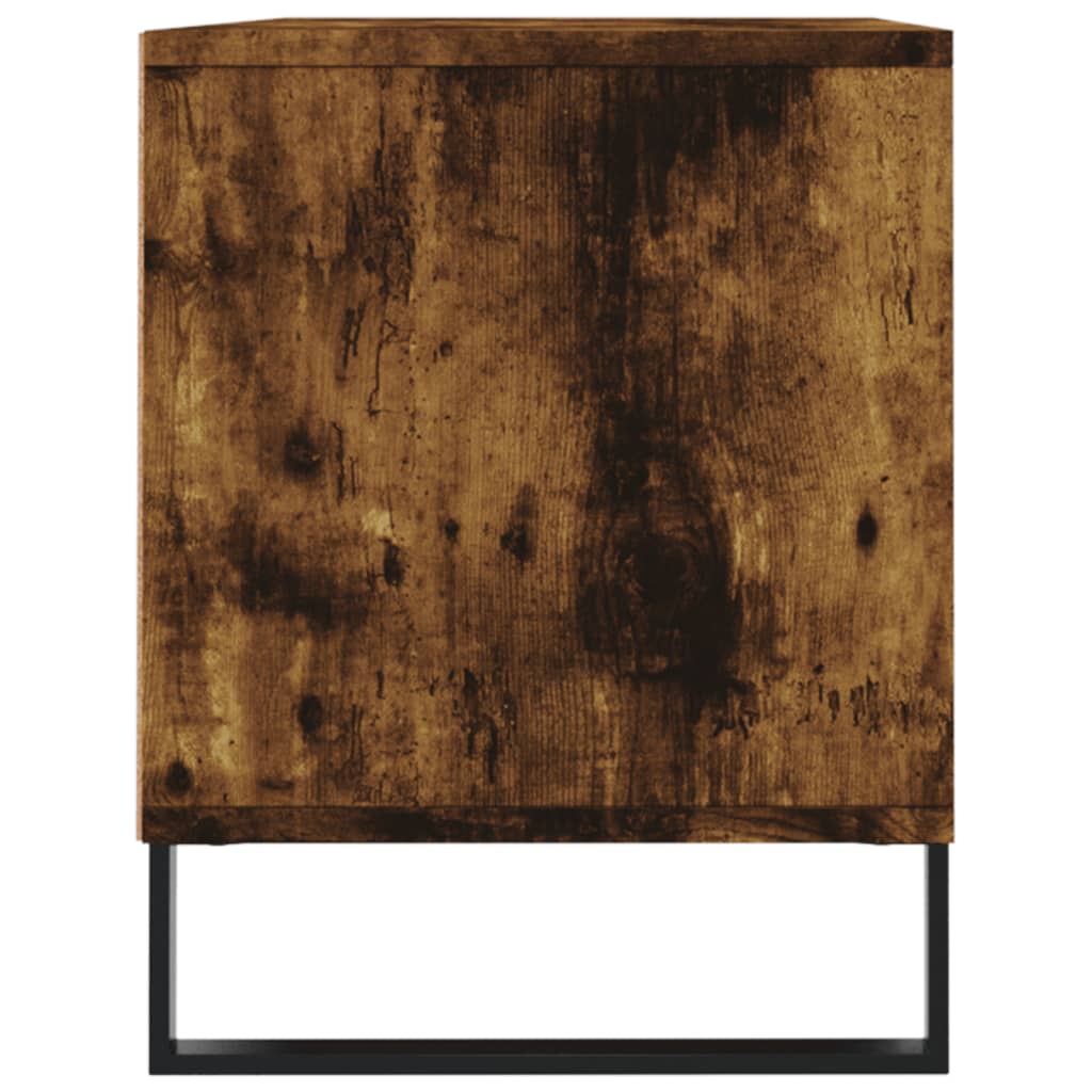 TV Cabinet Smoked Oak 100x34,5x44,5 cm Engineered Wood