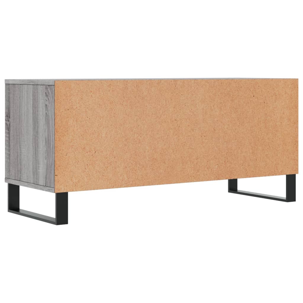 TV Cabinet Grey Sonoma 100x34,5x44,5 cm Engineered Wood