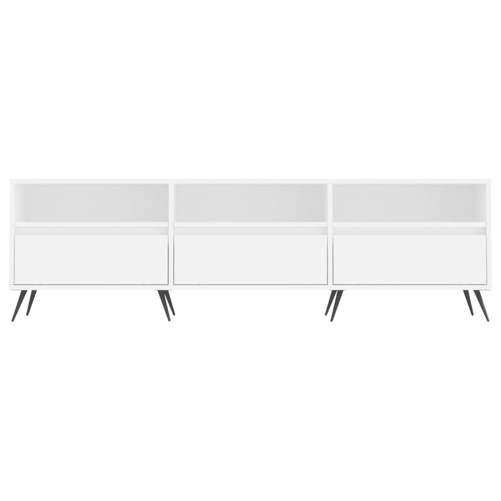 TV Cabinet White 150x30x44,5 cm Engineered Wood