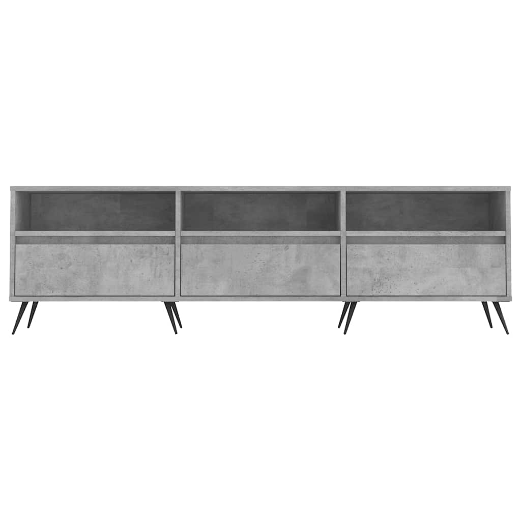 TV Cabinet Concrete Grey 150x30x44,5 cm Engineered Wood
