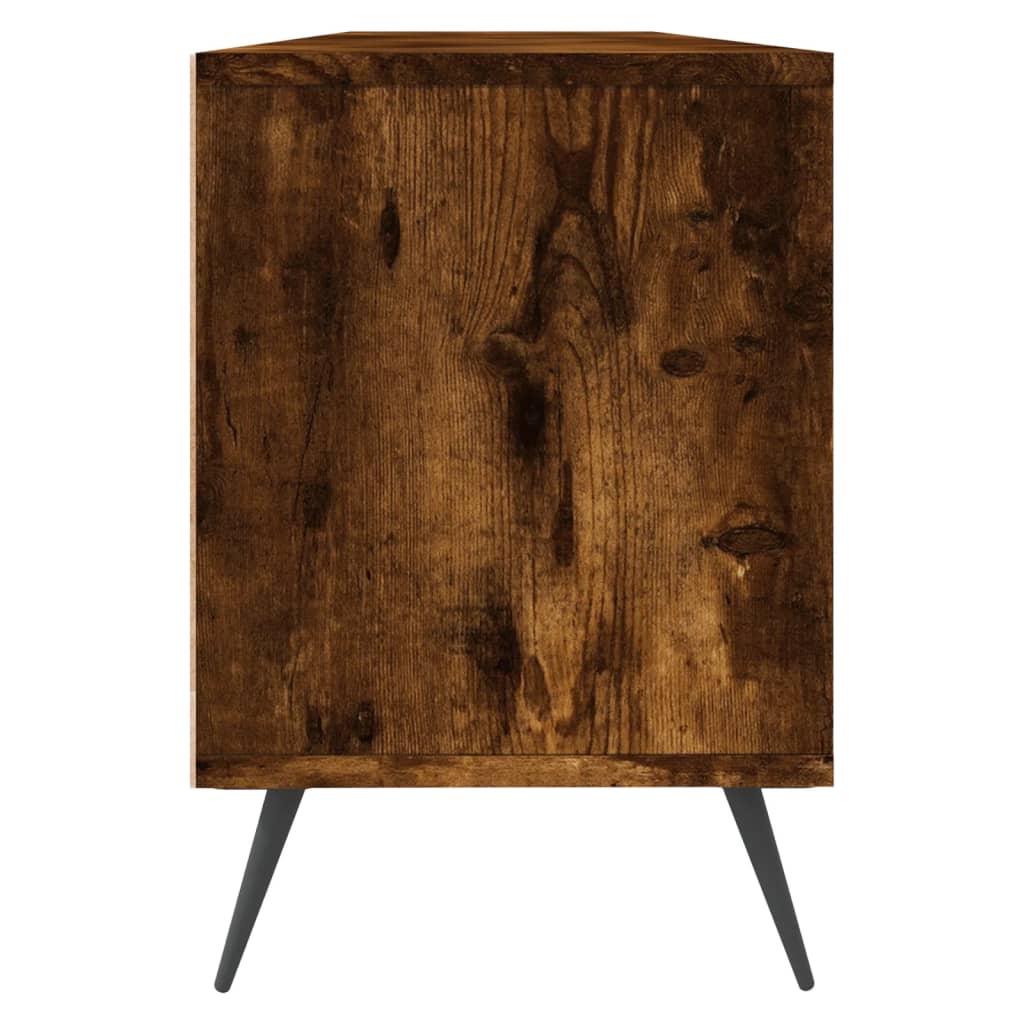 TV Cabinet Smoked Oak 150x30x44.5 cm Engineered Wood