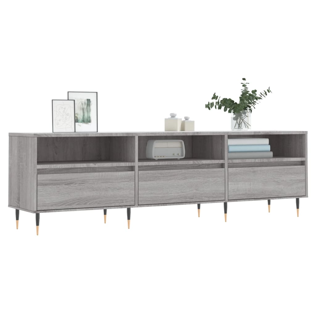 TV Cabinet Grey Sonoma 150x30x44,5 cm Engineered Wood