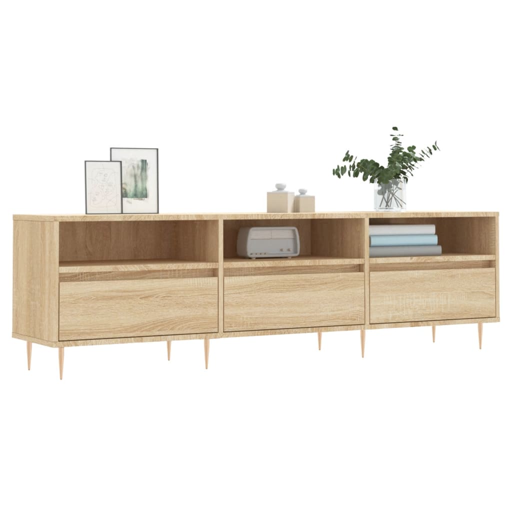 TV Cabinet Sonoma Oak 150x30x44,5 cm Engineered Wood