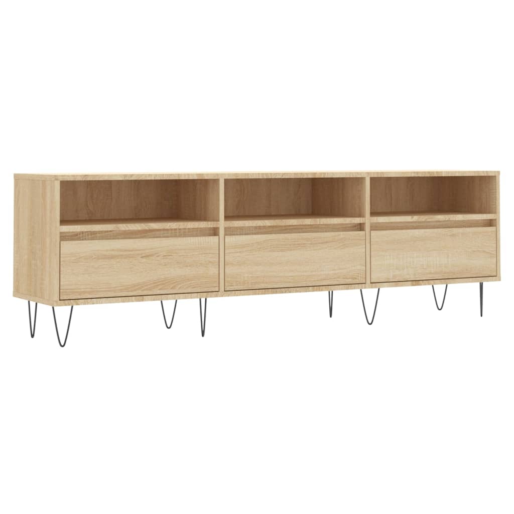 TV Cabinet Sonoma Oak 150x30x44,5 cm Engineered Wood