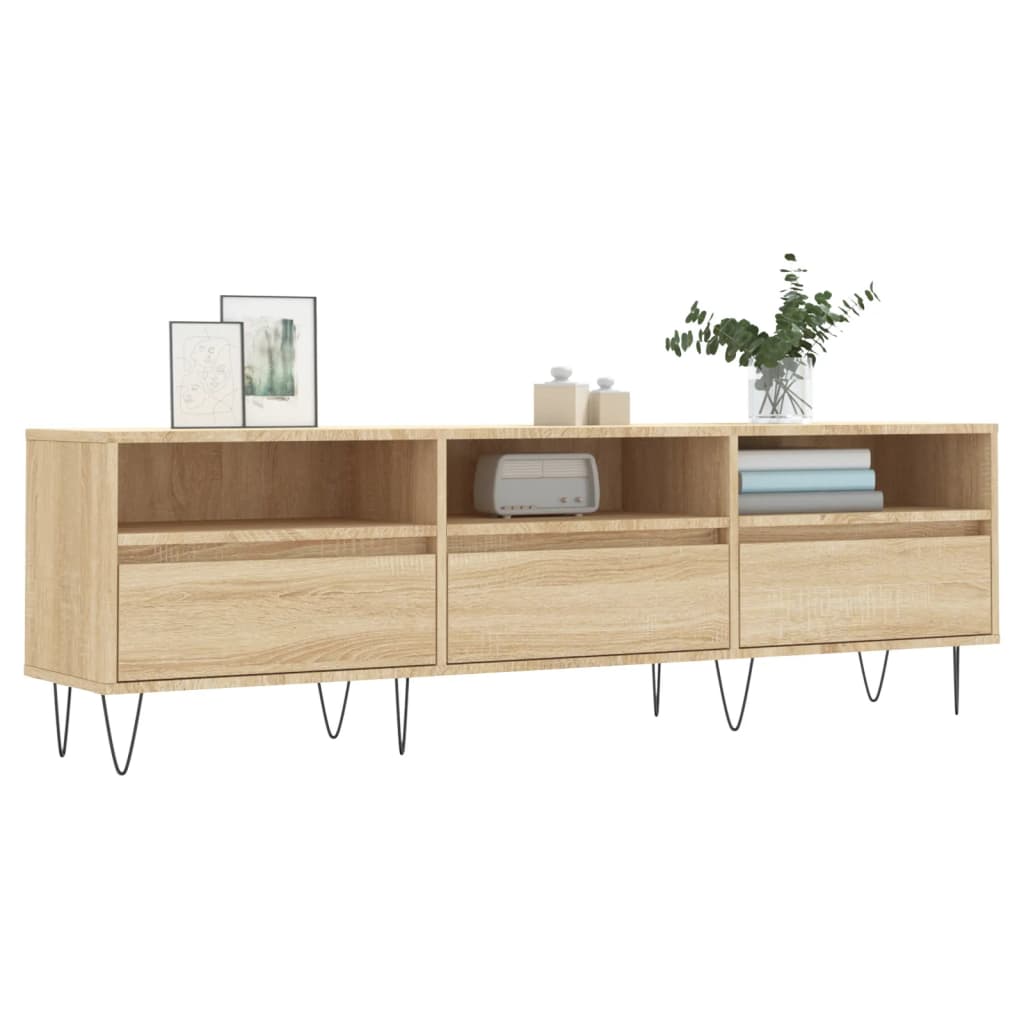 TV Cabinet Sonoma Oak 150x30x44,5 cm Engineered Wood