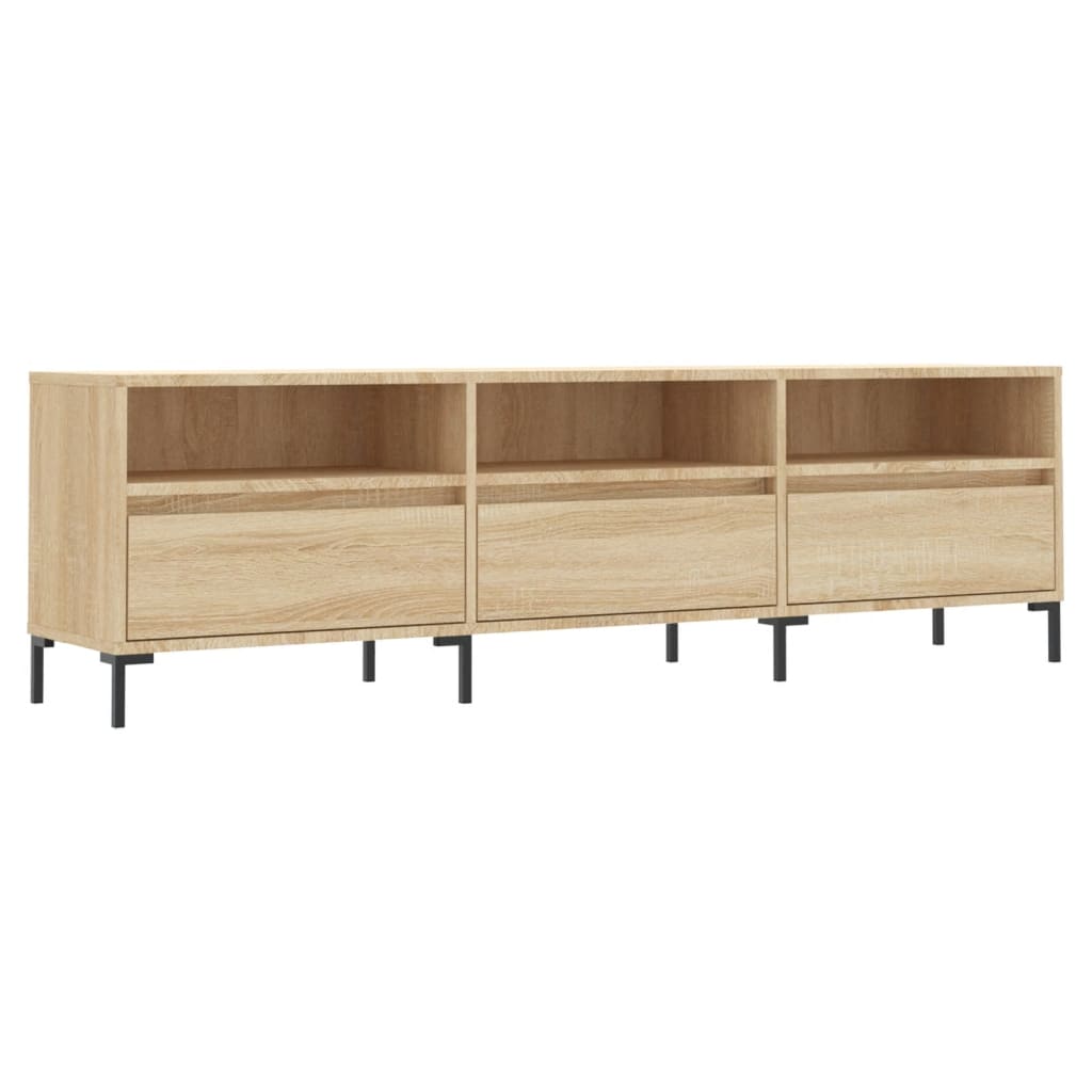 TV Cabinet Sonoma Oak 150x30x44,5 cm Engineered Wood