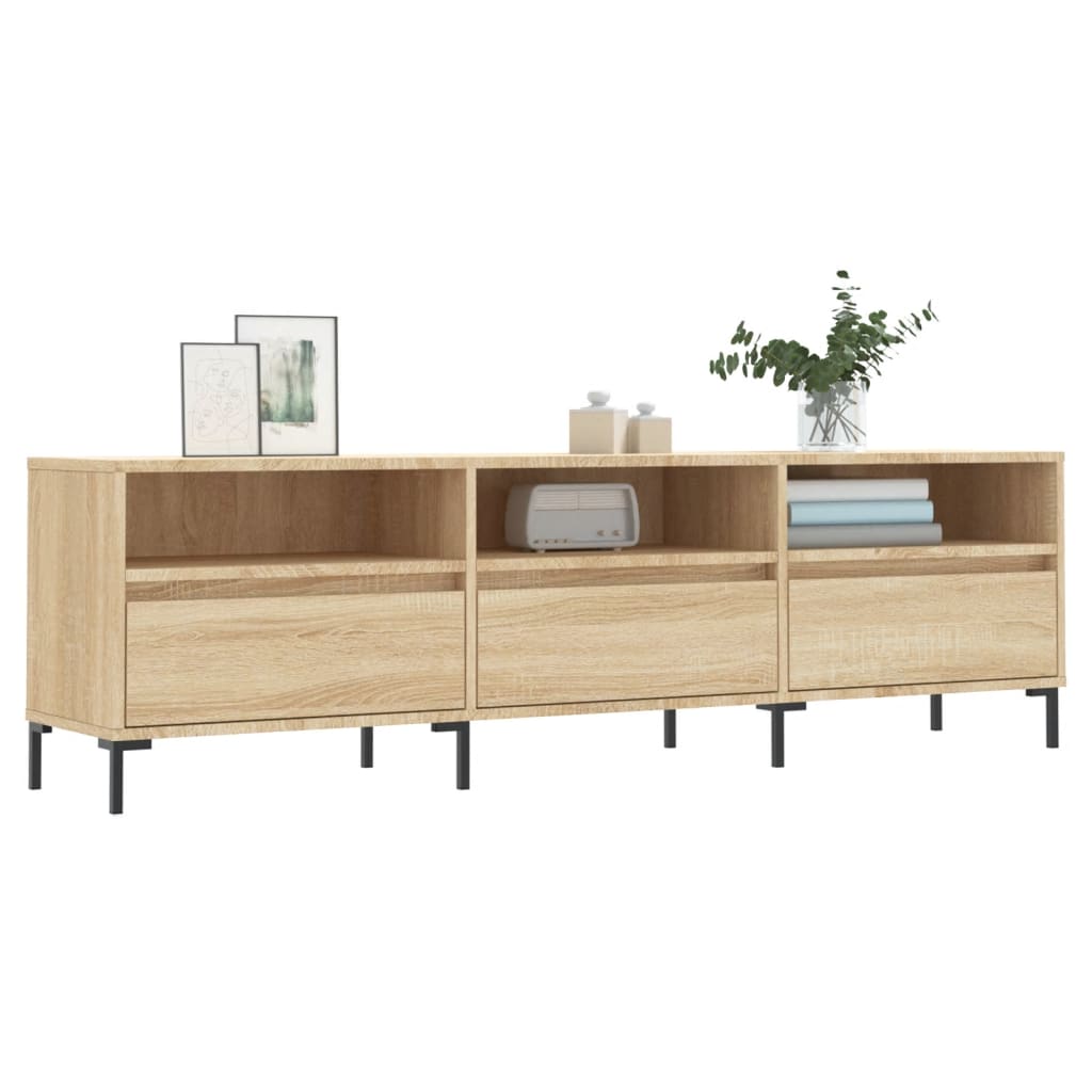 TV Cabinet Sonoma Oak 150x30x44,5 cm Engineered Wood