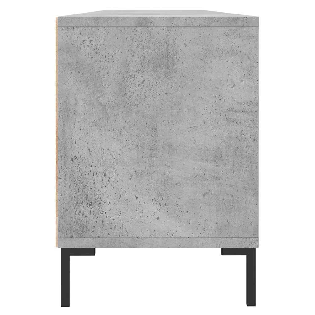 TV Cabinet Concrete Grey 150x30x44,5 cm Engineered Wood