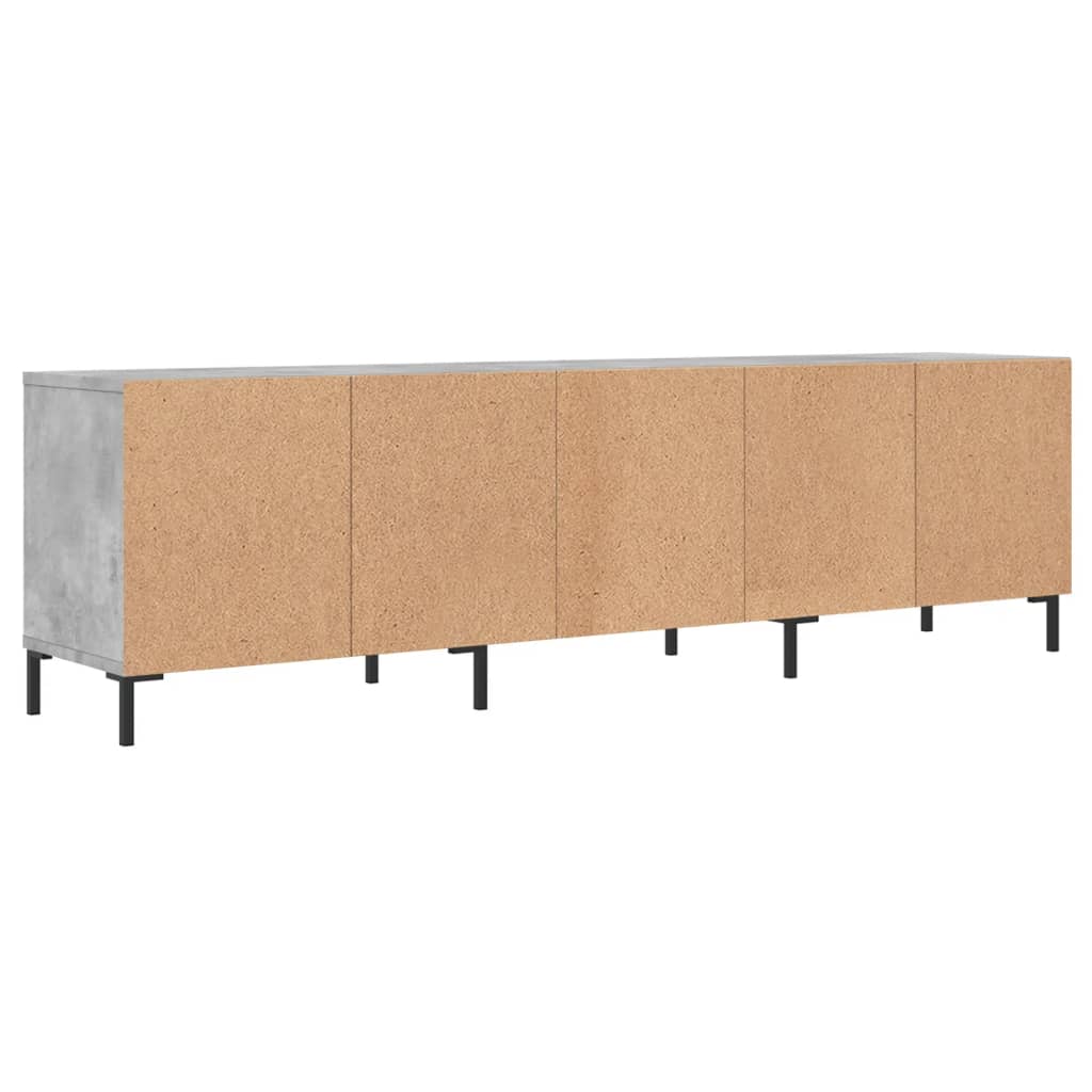 TV Cabinet Concrete Grey 150x30x44,5 cm Engineered Wood