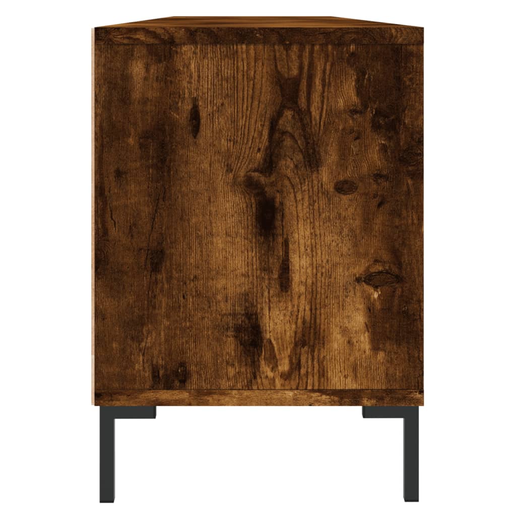 TV Cabinet Smoked Oak 150x30x44,5 cm Engineered Wood
