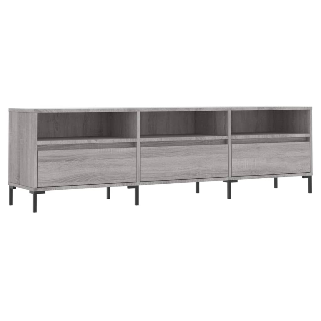 TV Cabinet Grey Sonoma 150x30x44,5 cm Engineered Wood