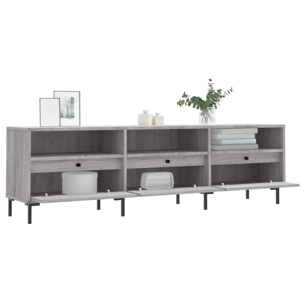 TV Cabinet Grey Sonoma 150x30x44,5 cm Engineered Wood