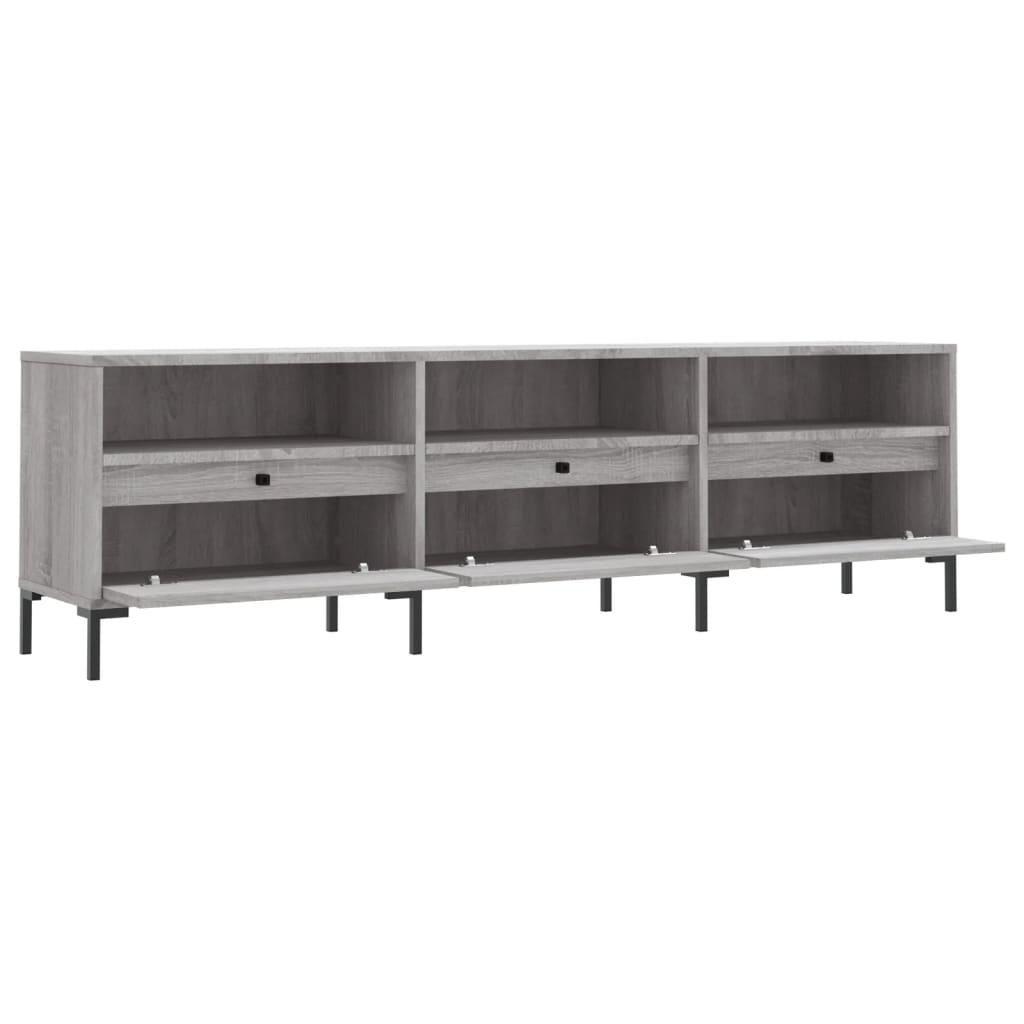 TV Cabinet Grey Sonoma 150x30x44,5 cm Engineered Wood