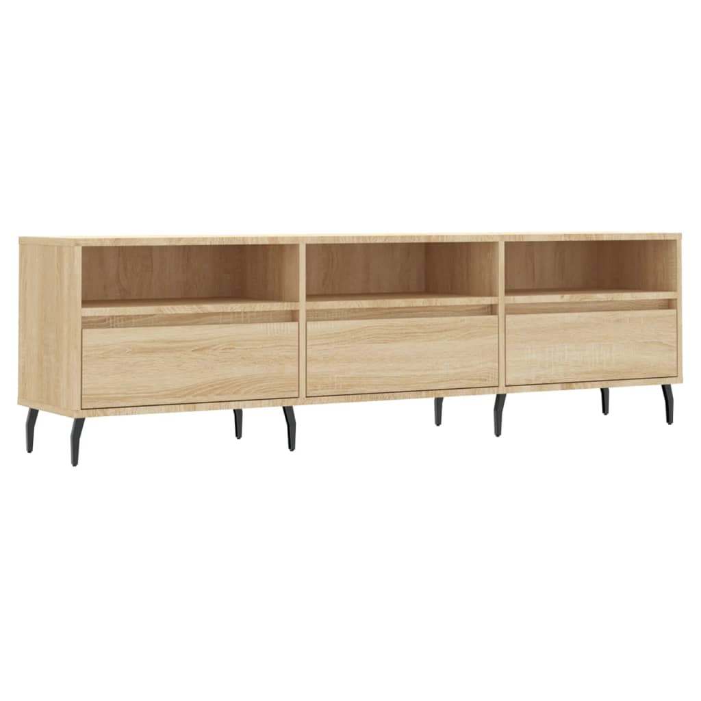 TV Cabinet Sonoma Oak 150x30x44,5 cm Engineered Wood