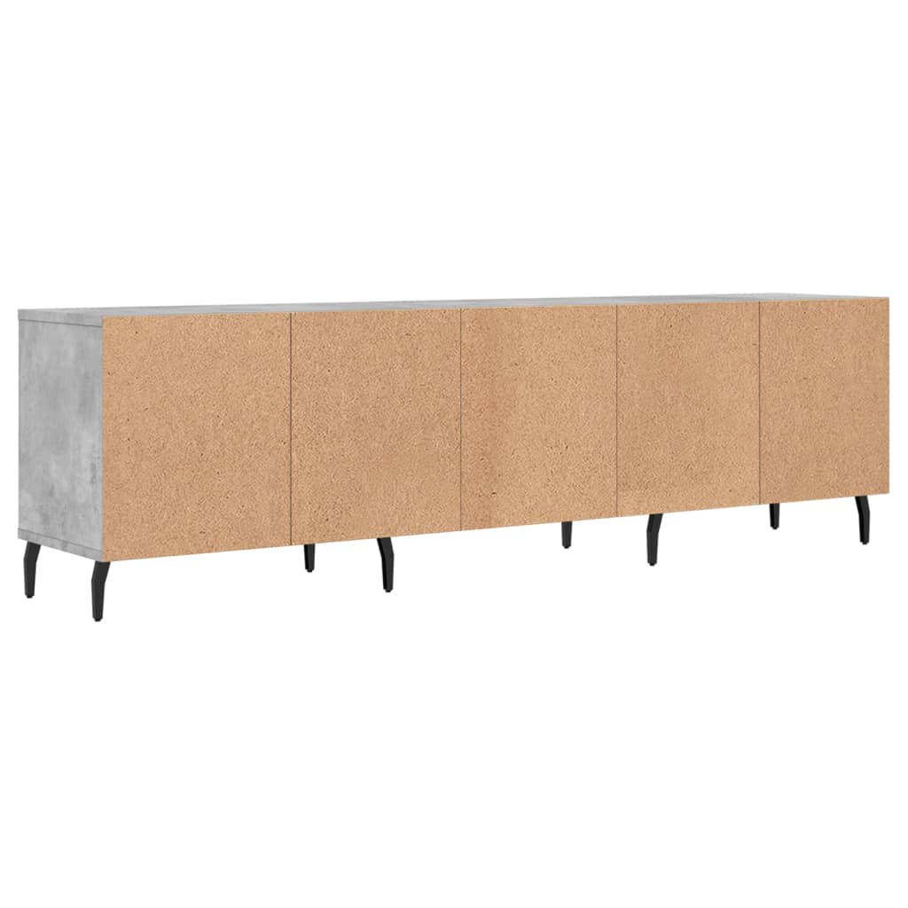 TV Cabinet Concrete Grey 150x30x44,5 cm Engineered Wood