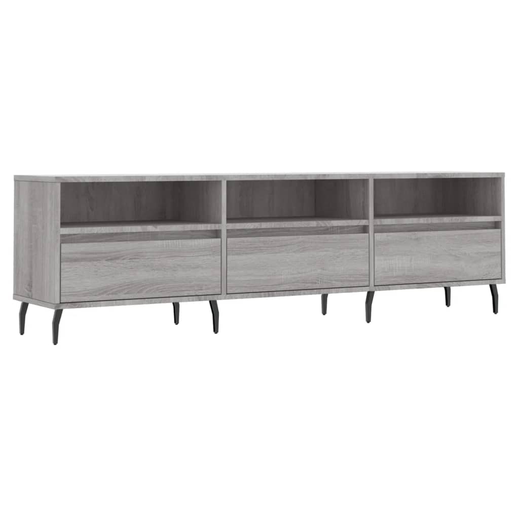 TV Cabinet Grey Sonoma 150x30x44,5 cm Engineered Wood