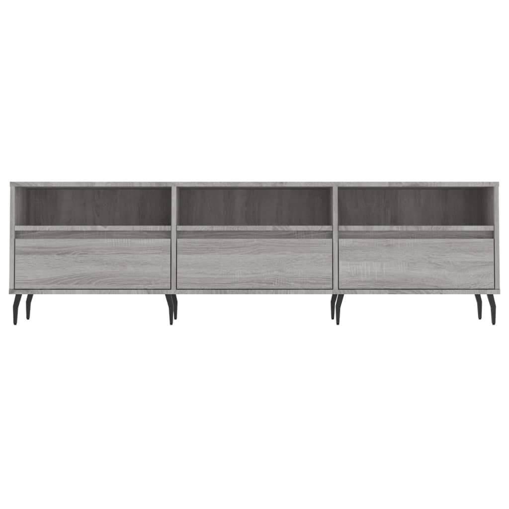 TV Cabinet Grey Sonoma 150x30x44,5 cm Engineered Wood