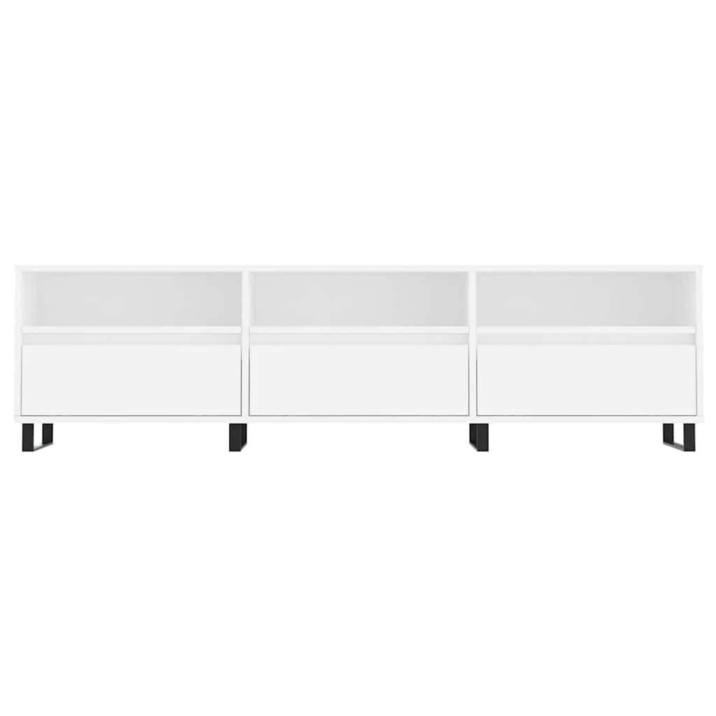 TV Cabinet White 150x30x44,5 cm Engineered Wood