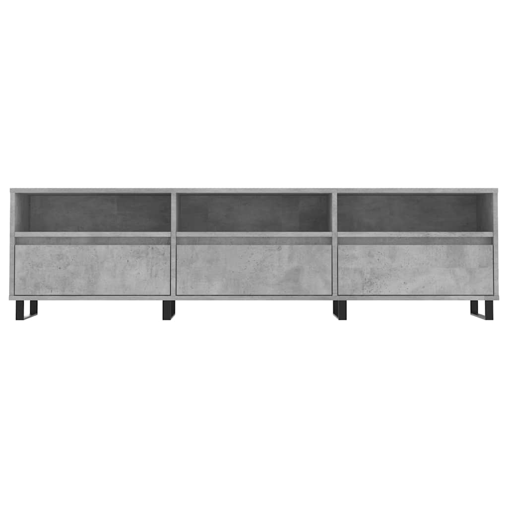 TV Cabinet Concrete Grey 150x30x44,5 cm Engineered Wood