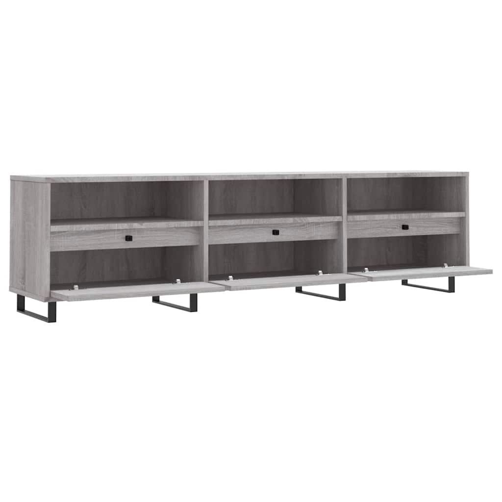 TV Cabinet Grey Sonoma 150x30x44,5 cm Engineered Wood