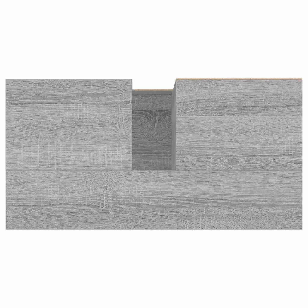 Bathroom Cabinet Grey Sonoma 65x33x60 cm Engineered Wood
