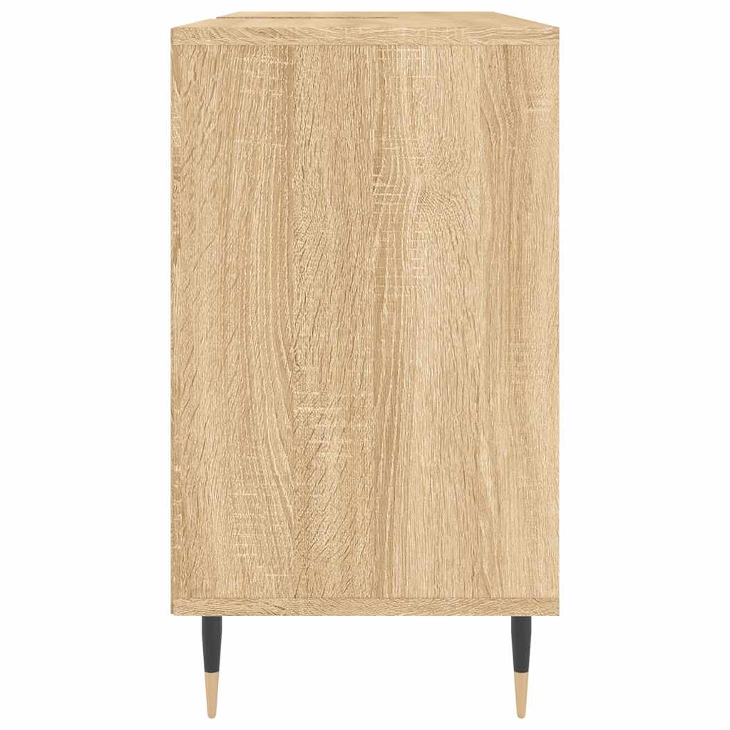 Bathroom Cabinet Sonoma Oak 80x33x60 cm Engineered Wood