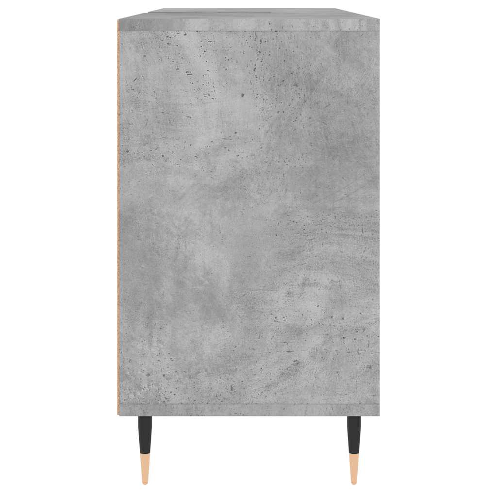 Bathroom Cabinet Concrete Grey 80x33x60 cm Engineered Wood
