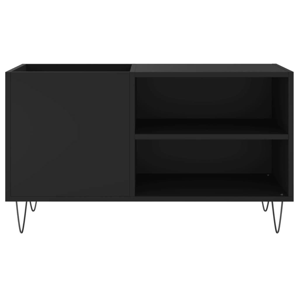 Record Cabinet | Black | Engineered wood, iron | Medium | Record Cabinet