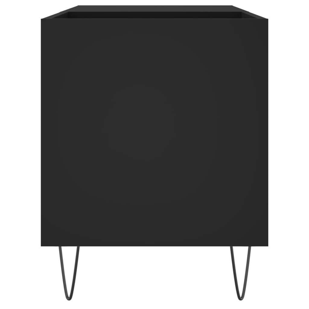 Record Cabinet | Black | Engineered wood, iron | Medium | Record Cabinet