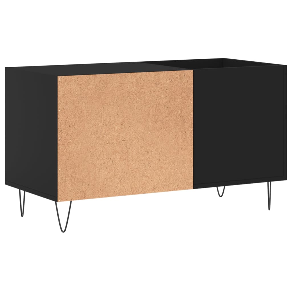 Record Cabinet | Black | Engineered wood, iron | Medium | Record Cabinet