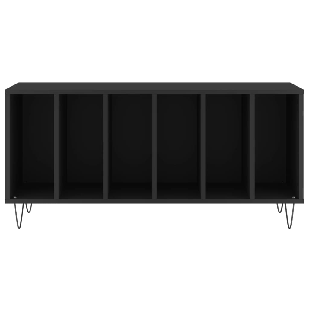 Record Cabinet | Black | Engineered wood, Iron | Medium | Modern