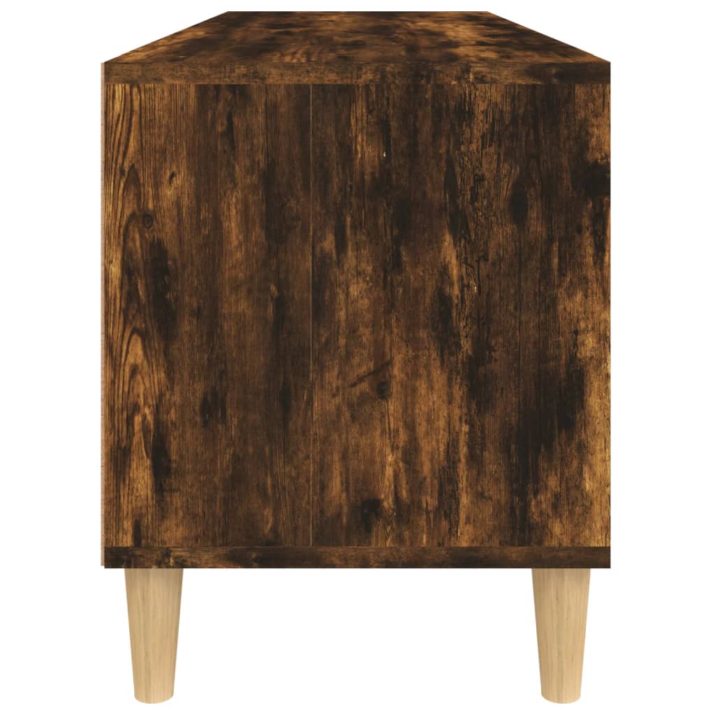 TV Cabinet Smoked Oak 100x34,5x44,5 cm Engineered Wood