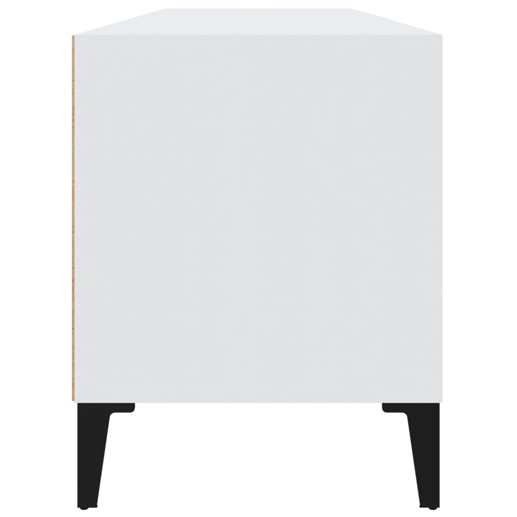 TV Cabinet White 100x34,5x44,5 cm Engineered Wood