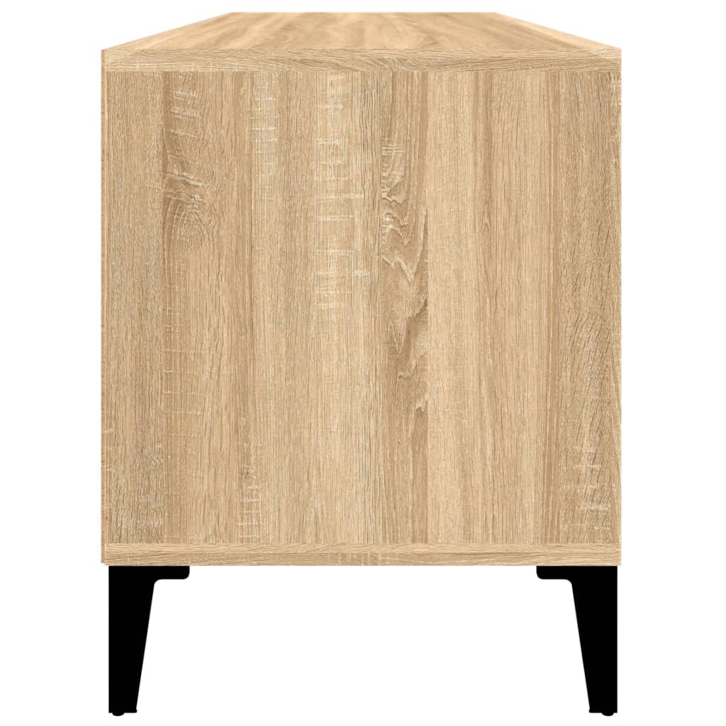 TV Cabinet Sonoma Oak 100x34.5x44.5 cm Engineered Wood