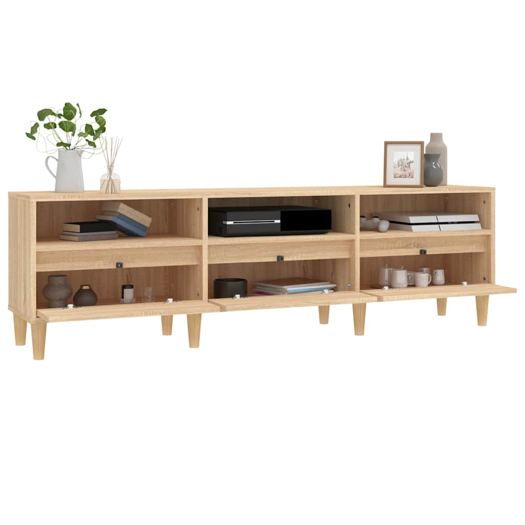 TV Cabinet Sonoma Oak 150x30x44,5 cm Engineered Wood