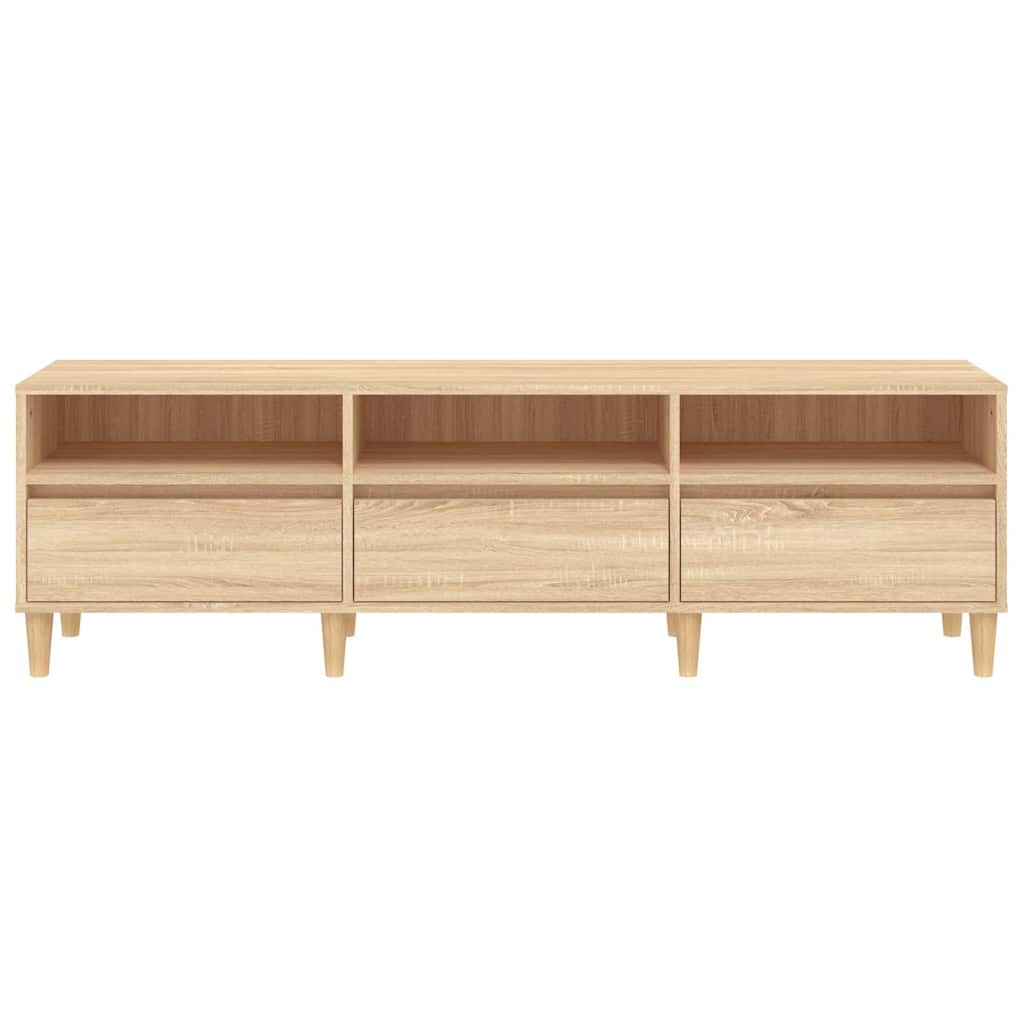TV Cabinet Sonoma Oak 150x30x44,5 cm Engineered Wood
