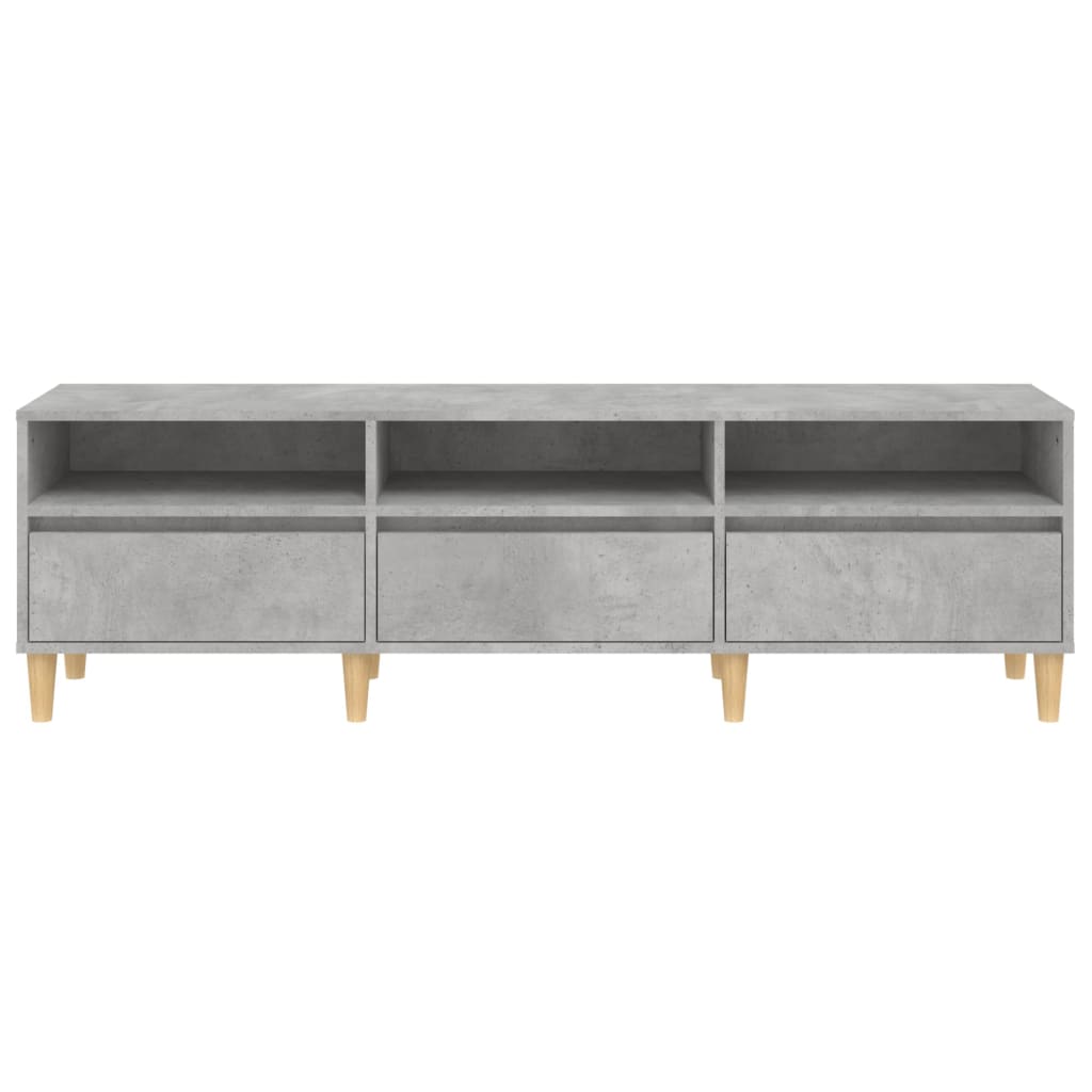 TV Cabinet Concrete Grey 150x30x44,5 cm Engineered Wood