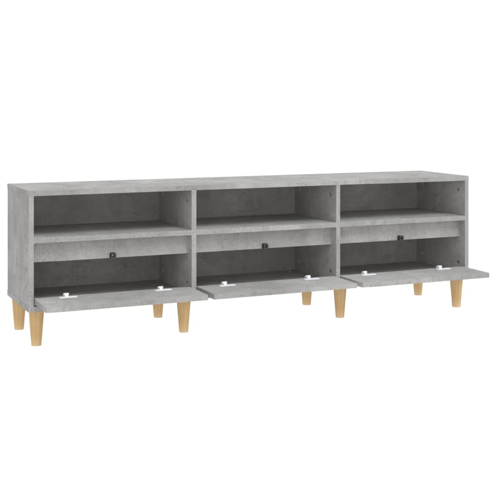 TV Cabinet Concrete Grey 150x30x44,5 cm Engineered Wood