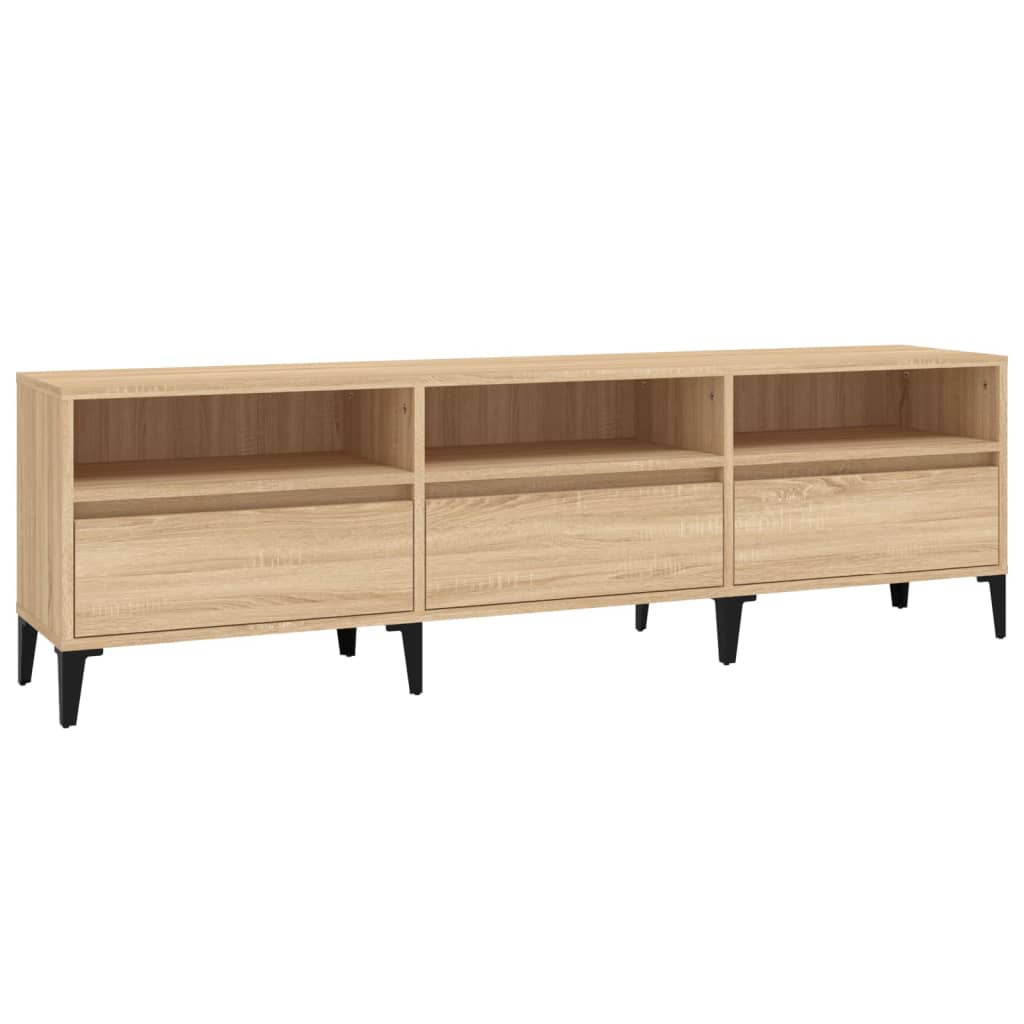 TV Cabinet Sonoma Oak 150x30x44,5 cm Engineered Wood