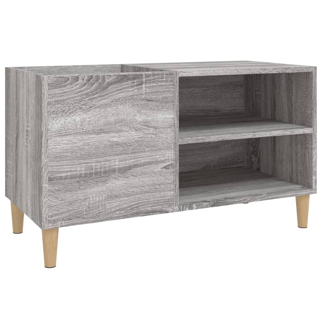Record Cabinet Grey Sonoma 84,5x38x48 cm Engineered Wood